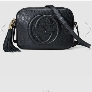 Soho small leather Gucci bag